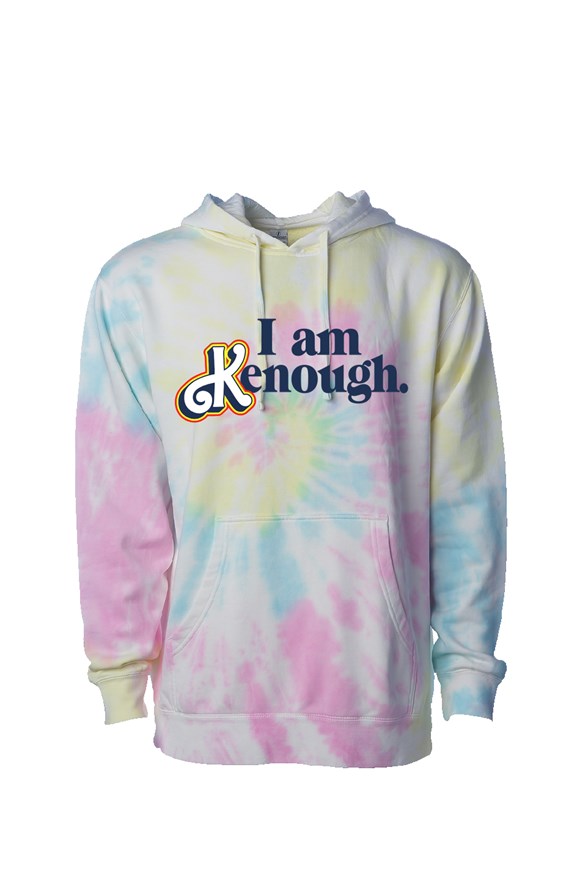 "I am Kenough" - Tie Dye Sunset Swirl Hoodie