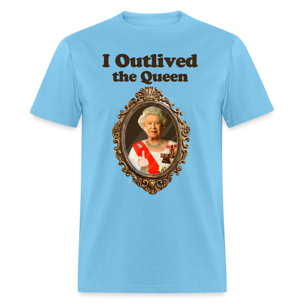 I Outlived The Queen - Unisex Classic T-Shirt - aquatic blue