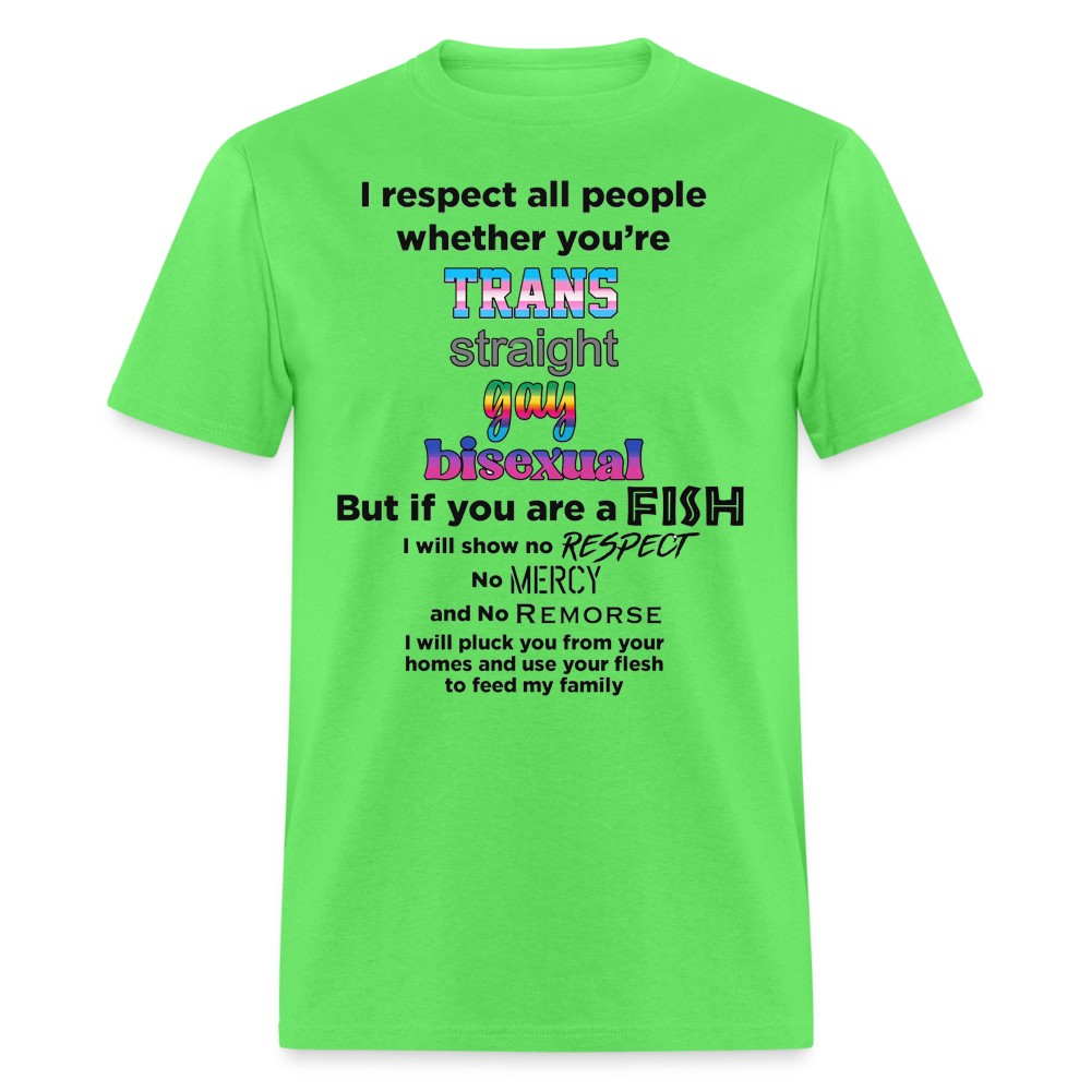 "I Respect All People" - Unisex Classic T-Shirt - kiwi
