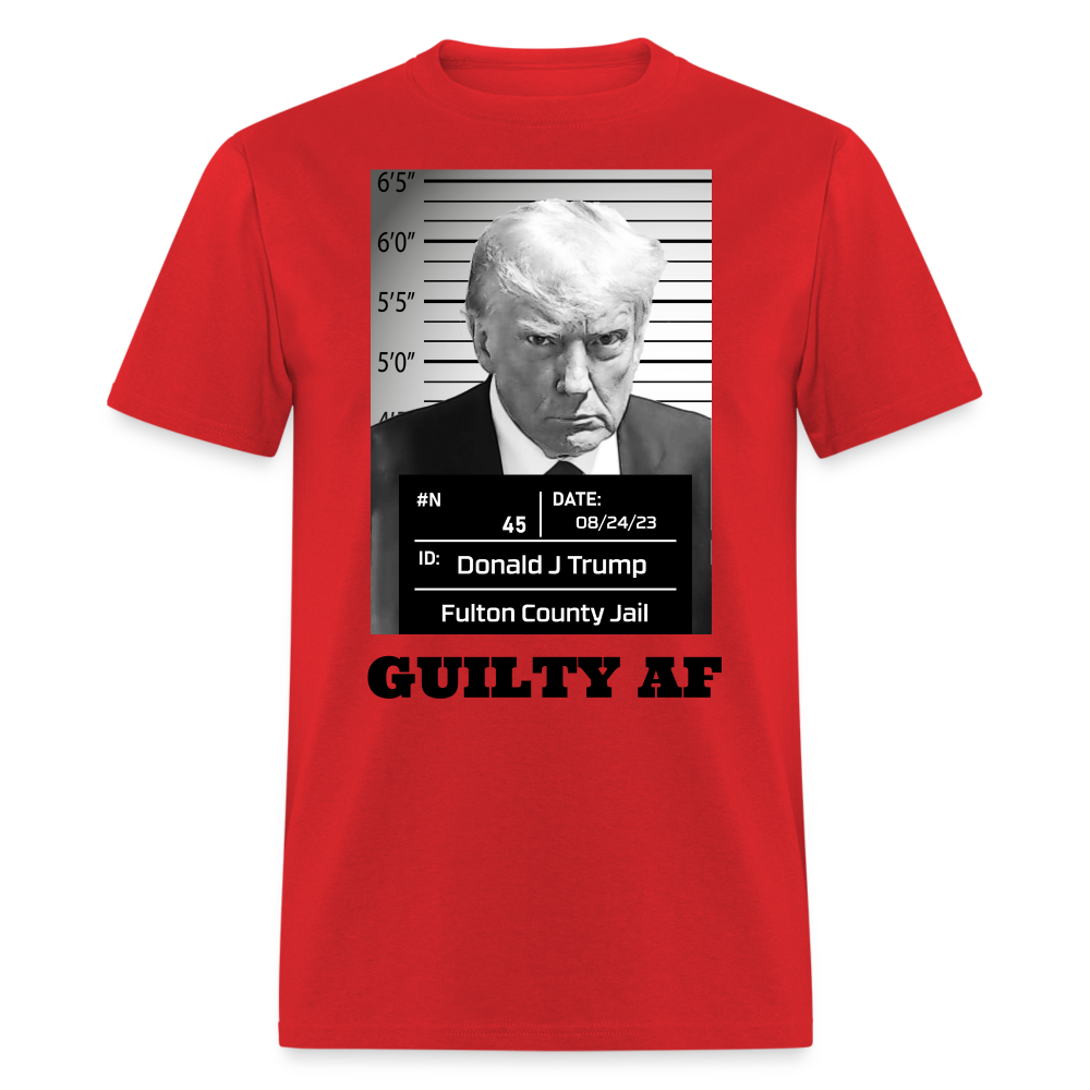 Trump "Guilty AF" - Unisex Classic T-Shirt - red