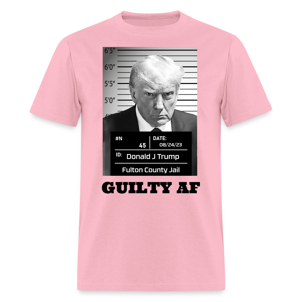Trump "Guilty AF" - Unisex Classic T-Shirt - pink