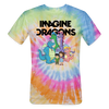 IMAGINE DRAGON TALES - Unisex Tie Dye T-Shirt - rainbow