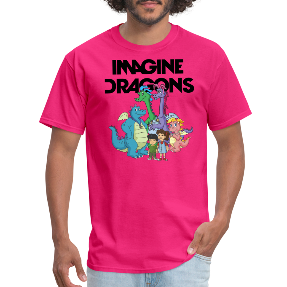 IMAGINE DRAGON TALES - Unisex Classic T-Shirt - fuchsia
