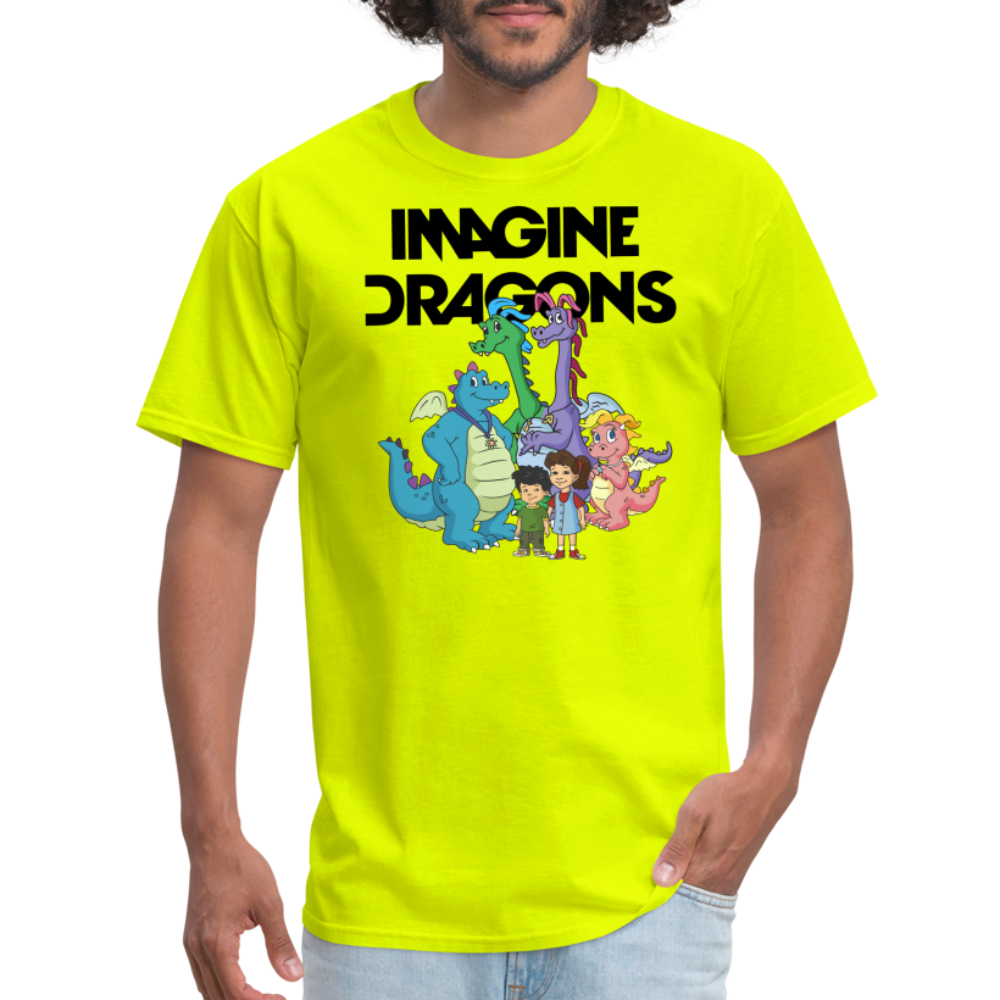IMAGINE DRAGON TALES - Unisex Classic T-Shirt - safety green