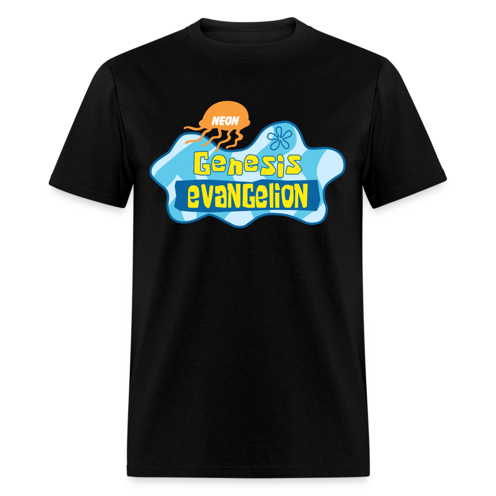 Sponge Bob "Neon Genesis Evangelion"  - Unisex Classic T-Shirt - black
