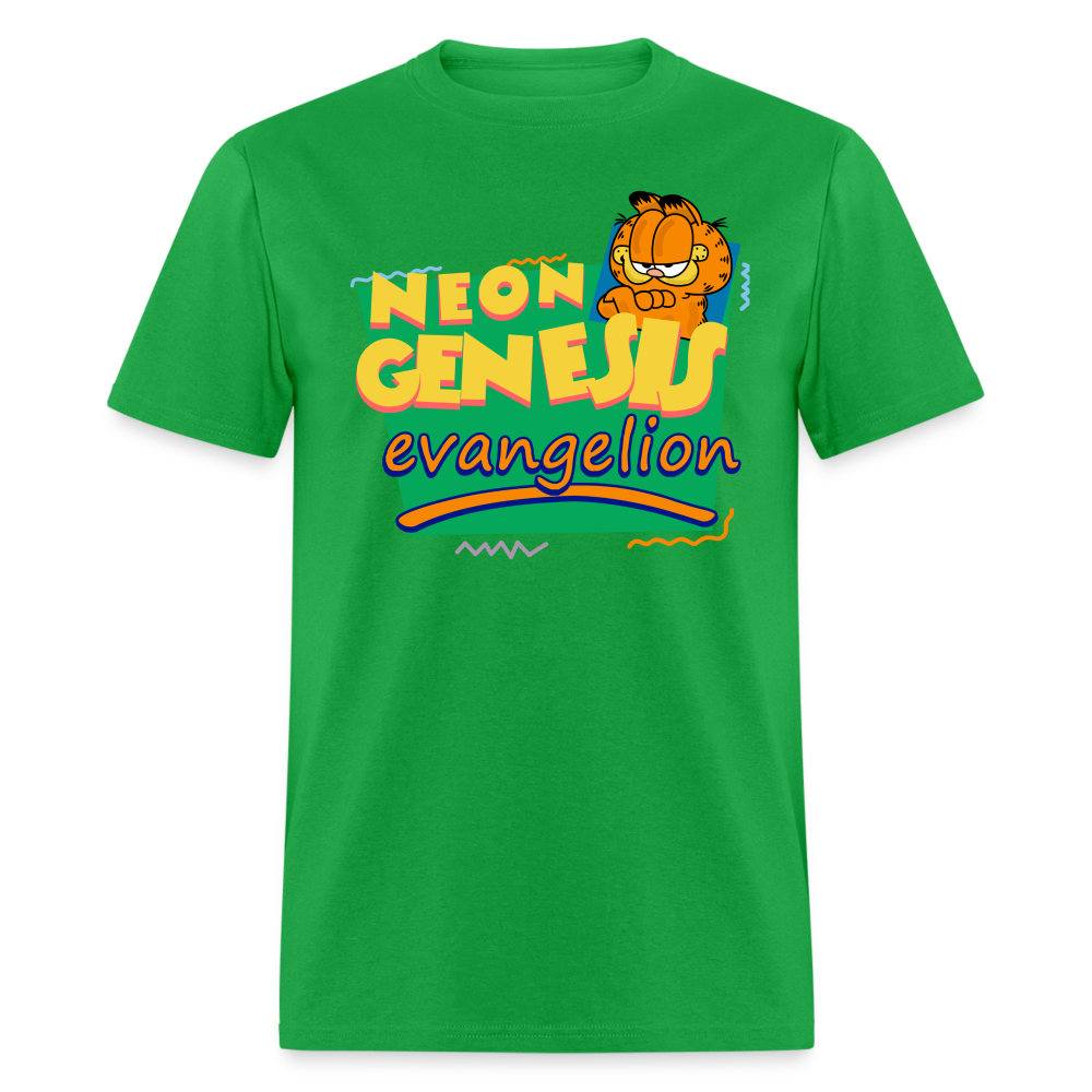 Neon Genesis Evangelion Meets Garfield - Unisex Classic T-Shirt - bright green